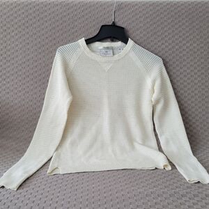 Scotch & Soda Cotton Knit Cream Jumper